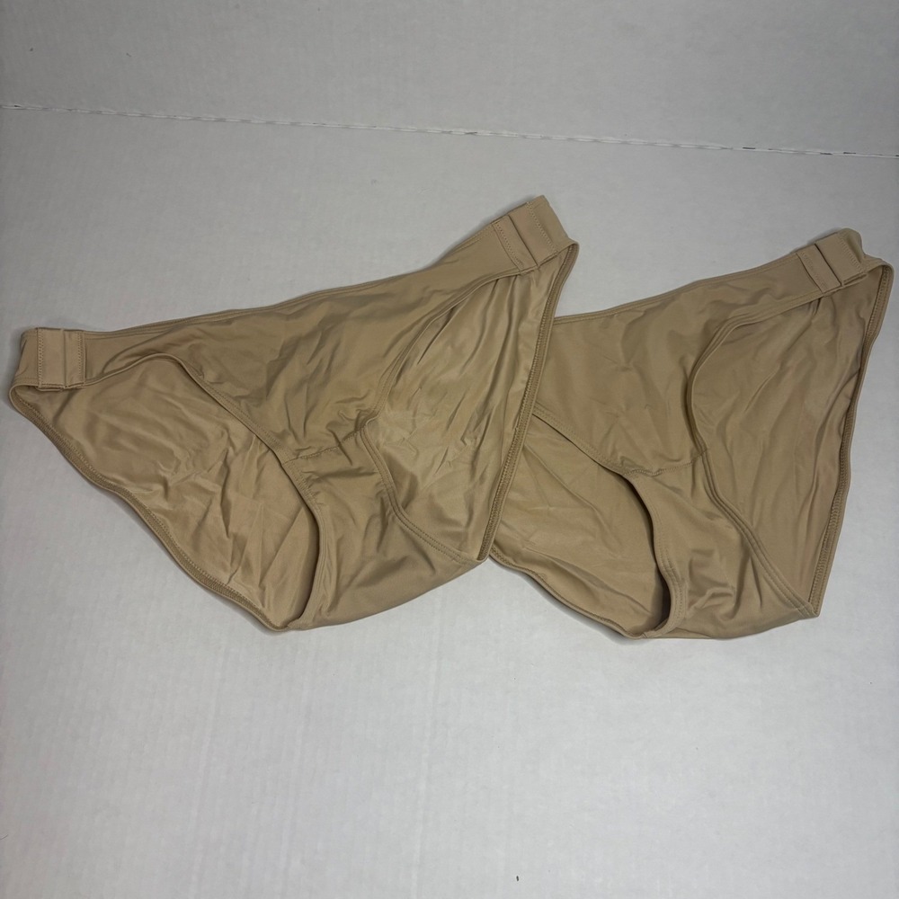 Slick Chicks Adaptive Underwear Briefs Nude Beige‎ Size XL Lot of 2 NWT